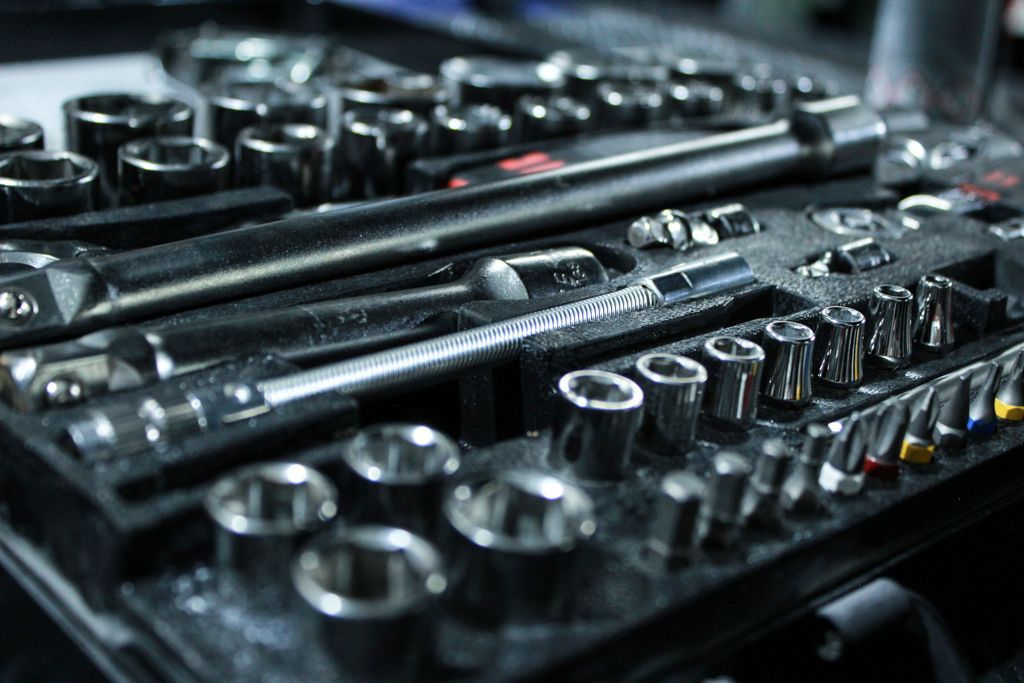 Maletin herramientas vasos y carracas